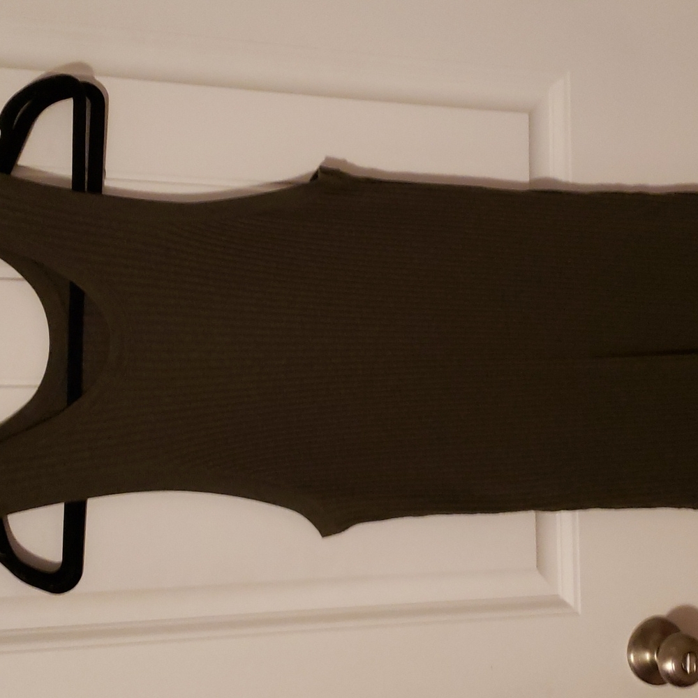 Cable knit sweater dress XL